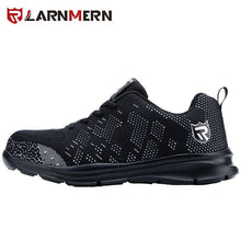 Load image into Gallery viewer, LARNMERN MENS STEEL TOE WORK SHOES INDESTRUCTIBLE CONSTRUCTION SNEAKERS