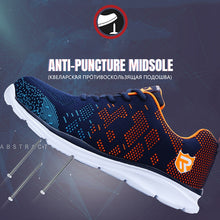 Load image into Gallery viewer, LARNMERN MENS STEEL TOE WORK SHOES INDESTRUCTIBLE CONSTRUCTION SNEAKERS